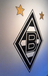 Raute an der Wand